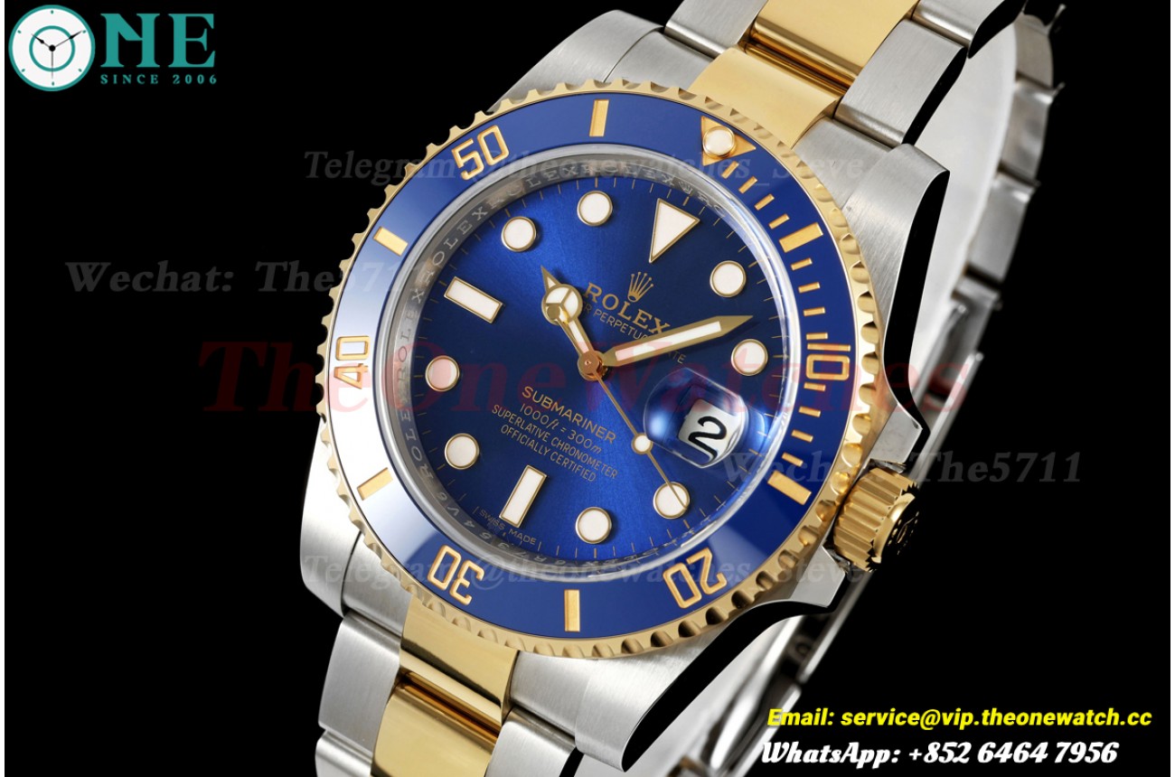 Submariner 116613LB 40mm SS/YG Blue Dial WF VS3135 (Gain Weight Approx.181g)