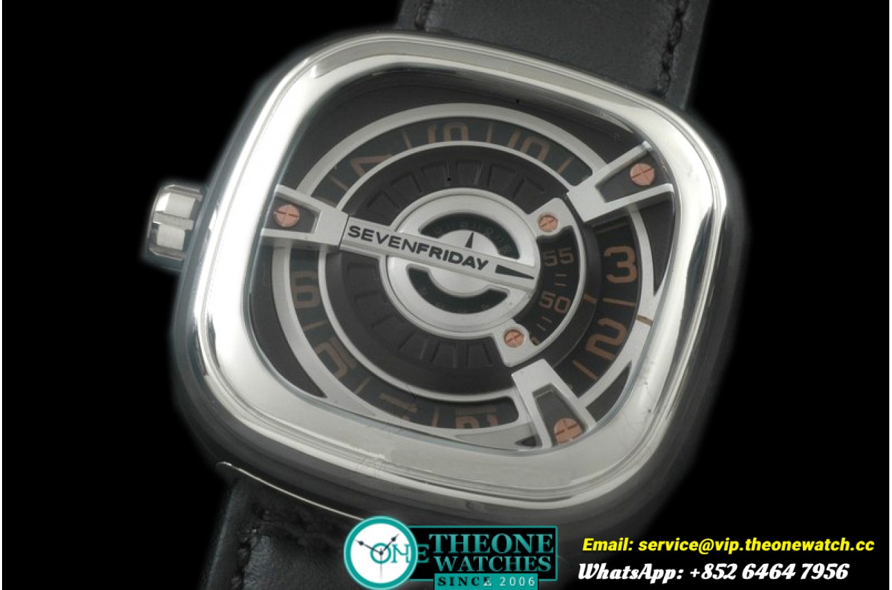 SevenFriday - SevenFriday M1-1 SS/LE Black Jap Miyota 8210