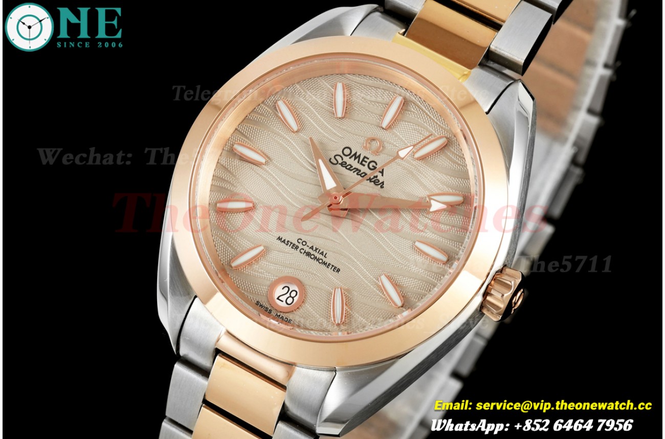 Aqua Terra Shades 34mm SS/RG Sandstone Dial VRSF A8800