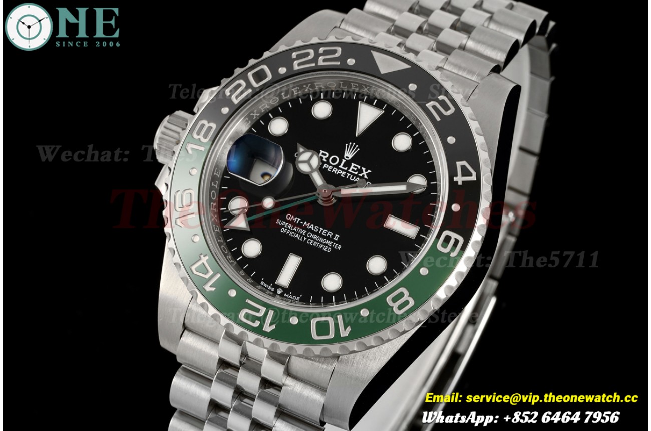 GMT Master II 126720 Sprite Jub 40mm SS/SS Black Dial RICHF V2 SH3285