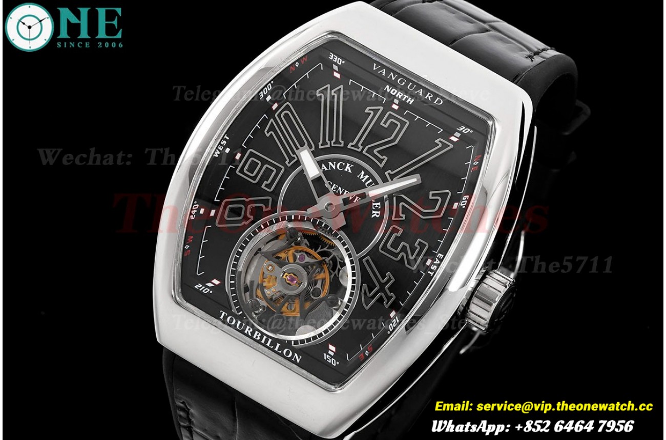 Vanguard Tourb SS/LE Black/Num RMSF Flying Tourbillon