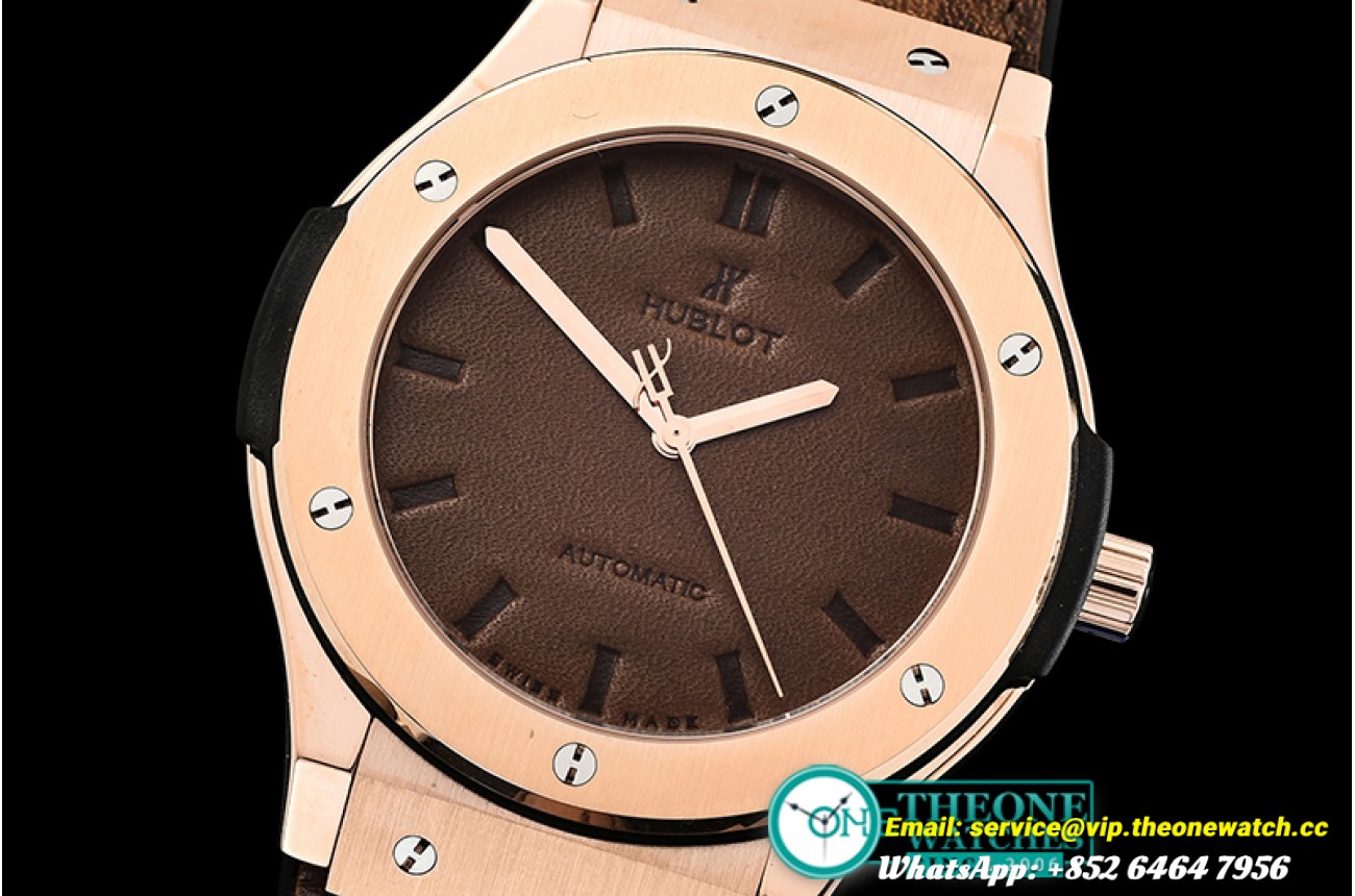 Hublot - Classic Fusion Berluti Scritto RG/LE Brown V2 A2892