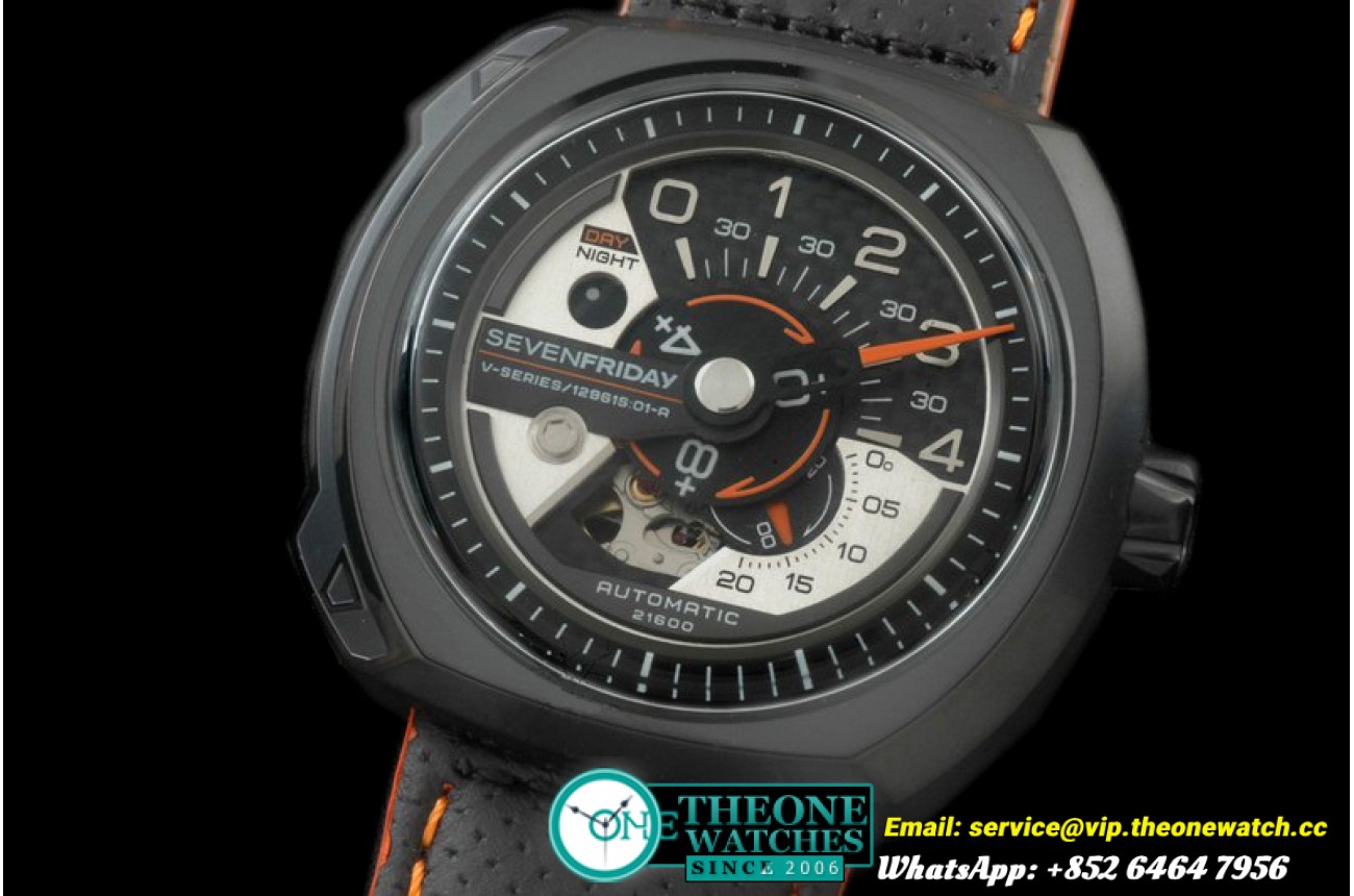 SevenFriday - Gulfrun aa SS/LE Silver Jap Miyota 82S7