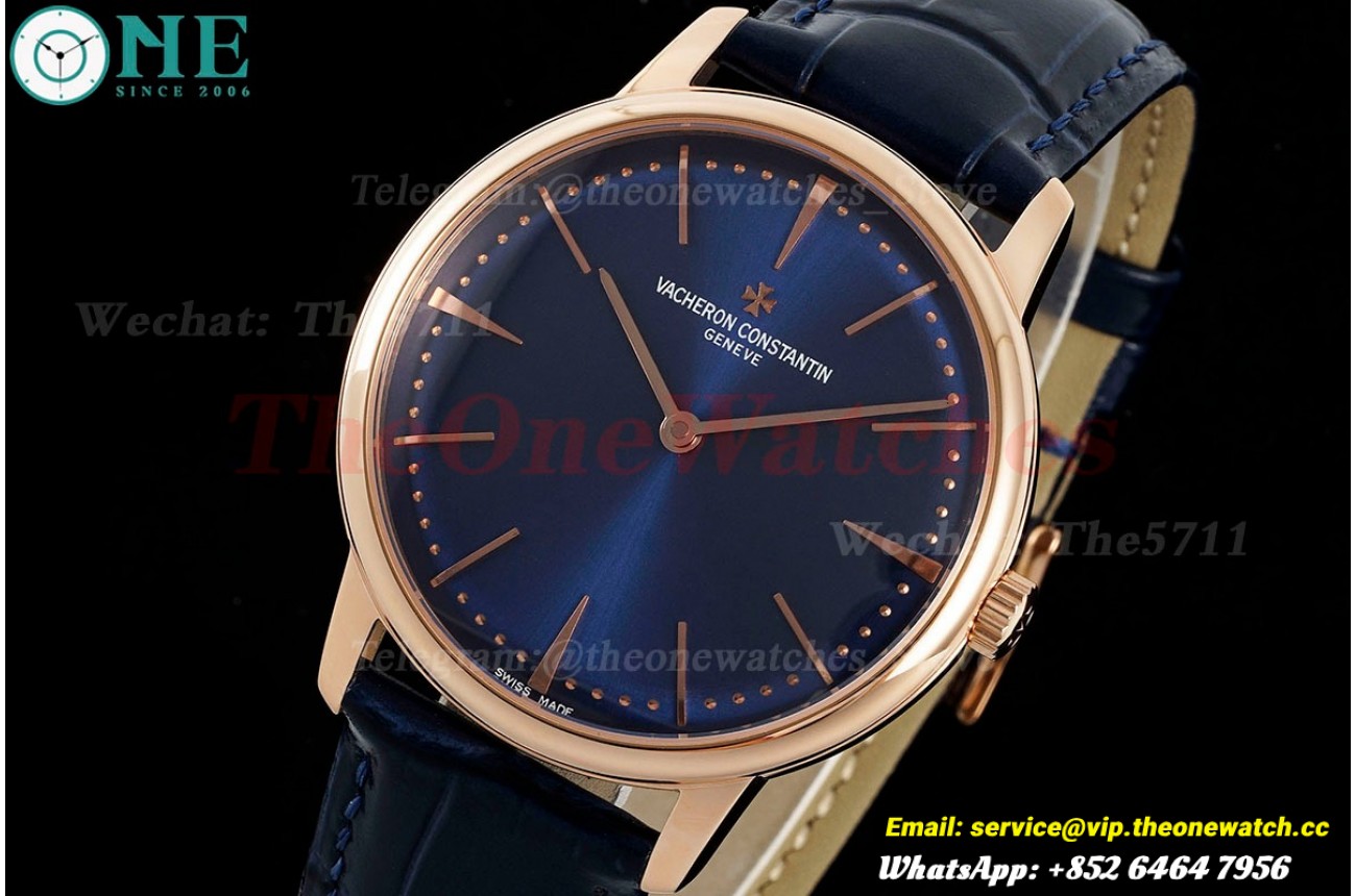 Patrimony 81180 RG/LE Blue Dial KZF MY9015