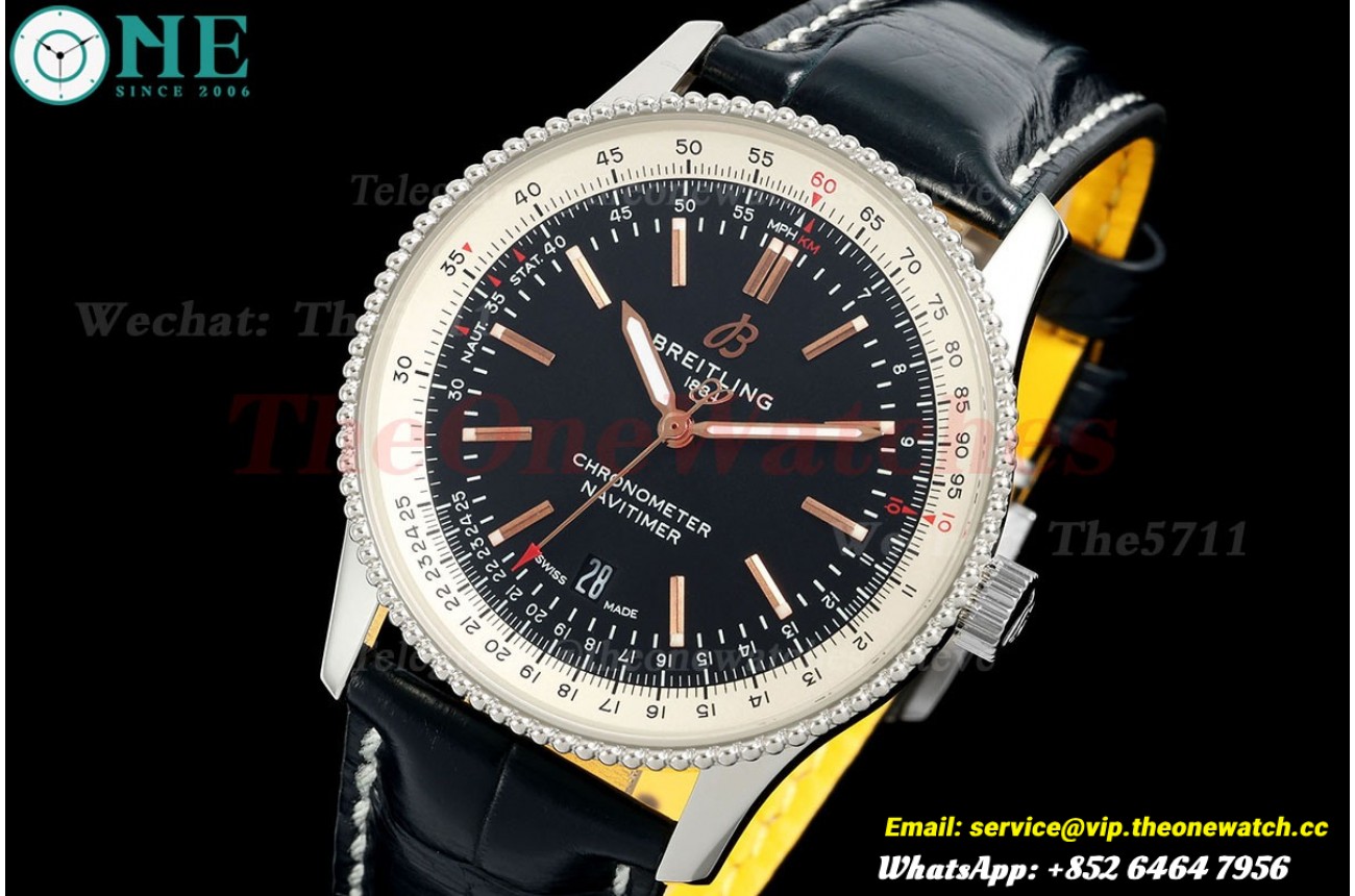 Navitimer 1 41mm SS/LE Black Dial TF A2824