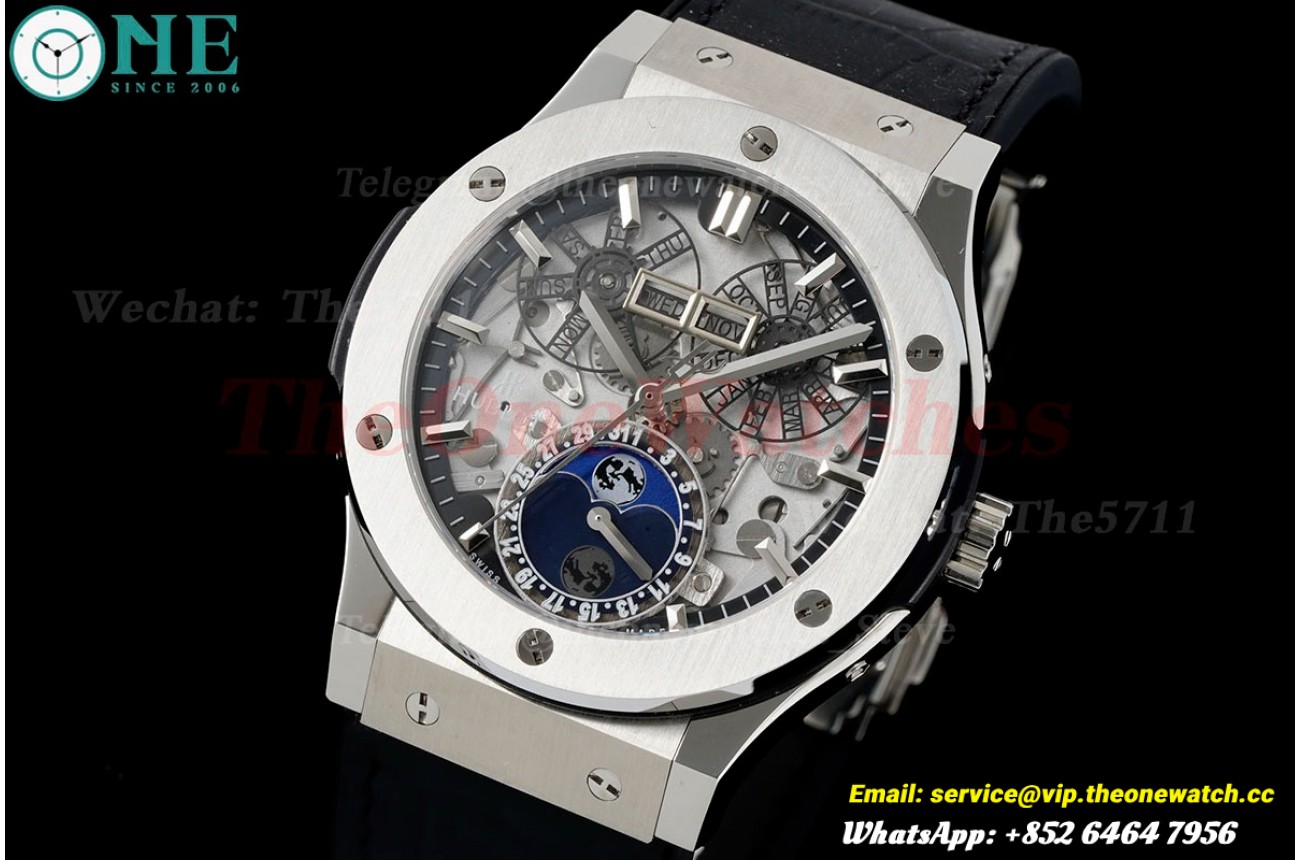 Aero Fusion Moonphase 42mm Titanium/LE Black/Stk GSF A1131
