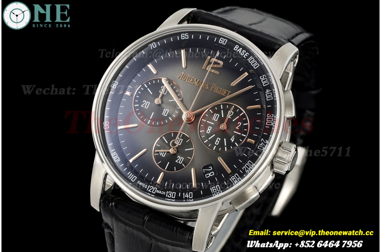 Code11.59 Chrono 26393 41mm SS/LE Grey/Blk Dial APSF SH4401 Super Clone