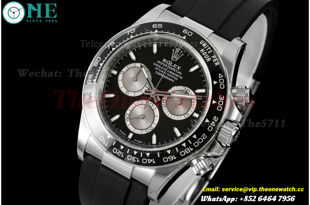 Daytona 126519 40mm SS/RU Black/Stk VSF V2 DD4131v2 (Gain Weight)
