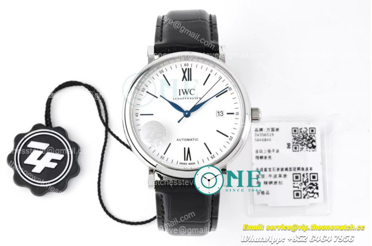 IWC - Portofino Automatic 40mm SS/LE Wht/Blk Stk ZF A9019