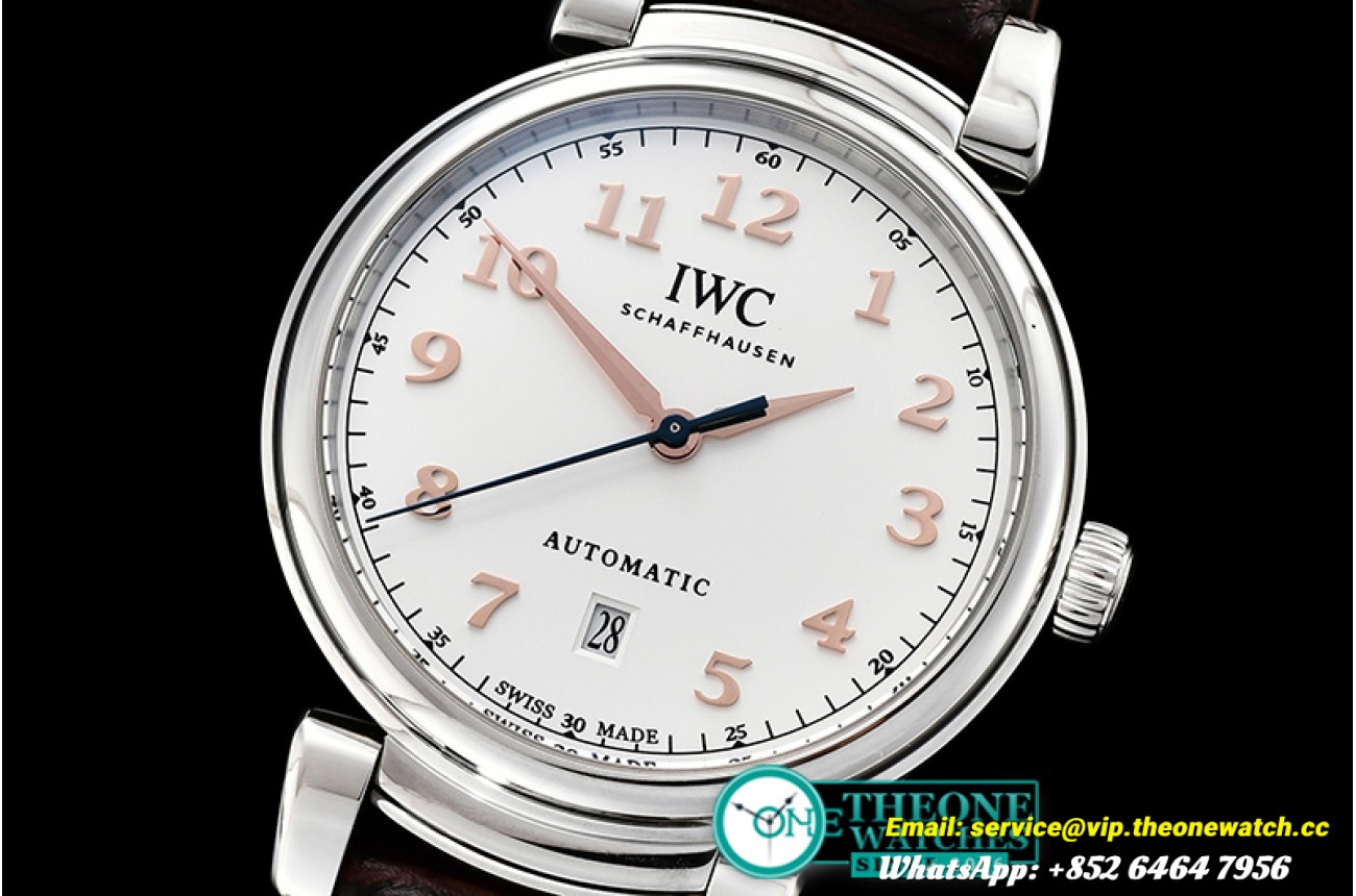 IWC - Da Vinci IW356602 SS/LE White TWF Asia 2892