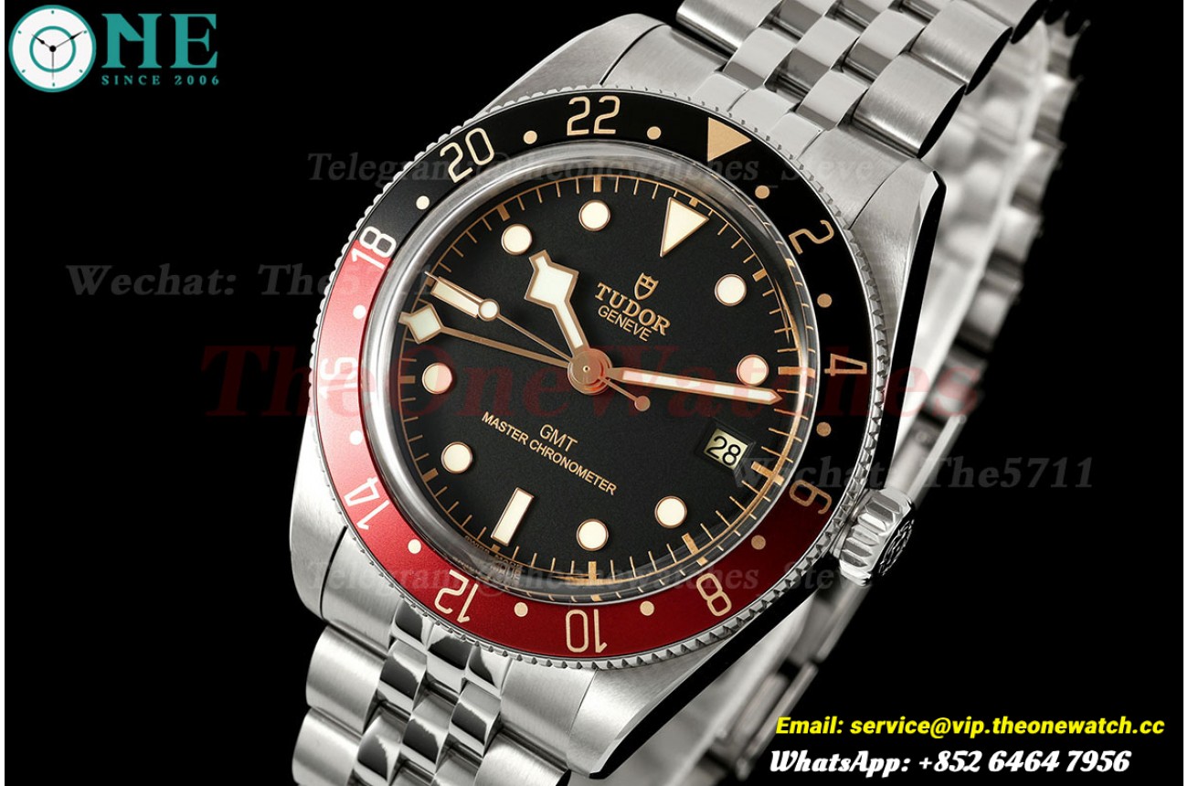 Black Bay Fifty Eight M7939G GMT 39mm SS/SS Black Dial ZF A2836