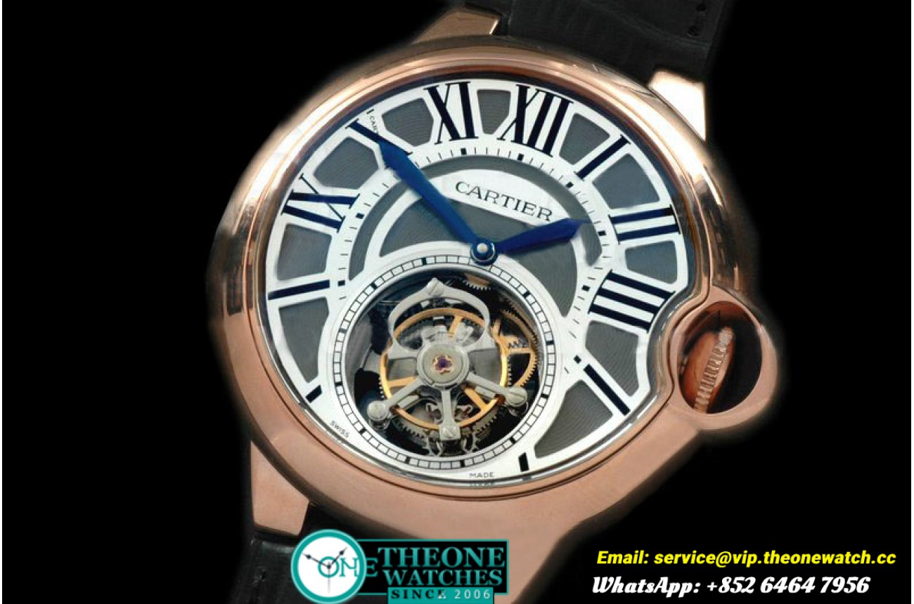 Cartier - Ballon de Cartier Tourbillon RG/LE Grey Flying Tourbillon