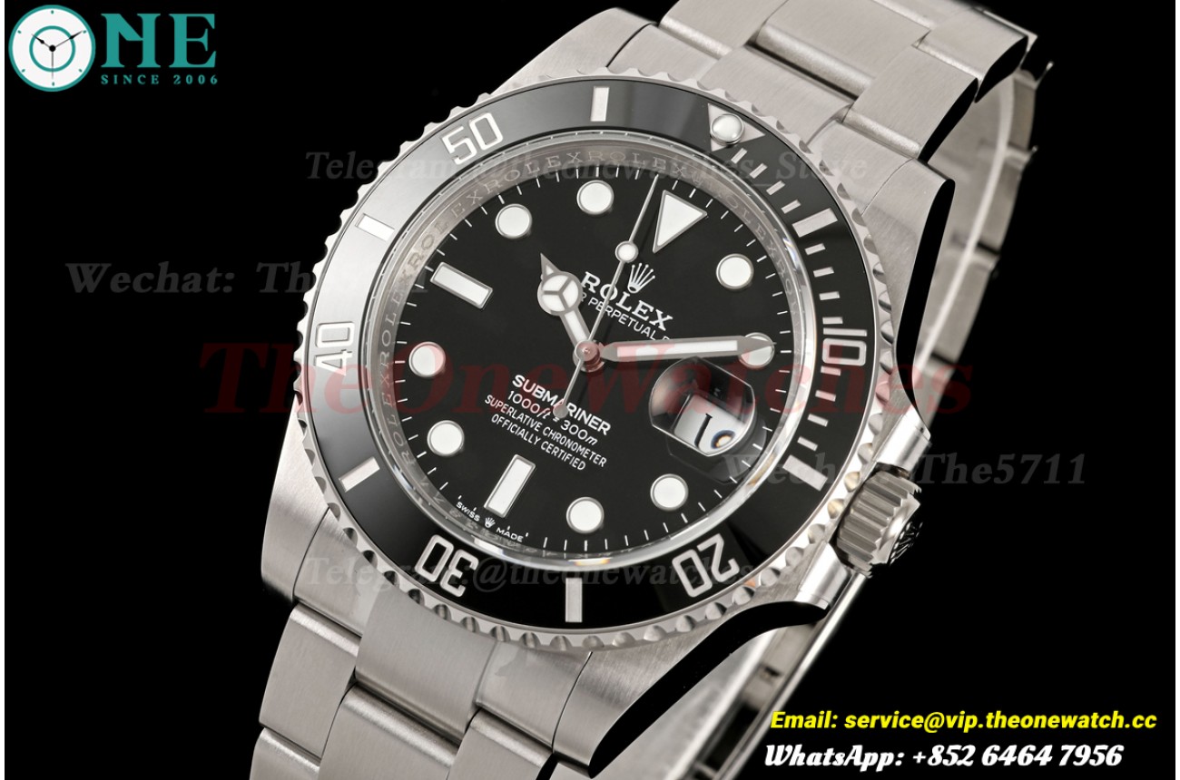 Submariner 126610LN 41mm SS/SS Black Dial QF JH3235 (Free Sprung)