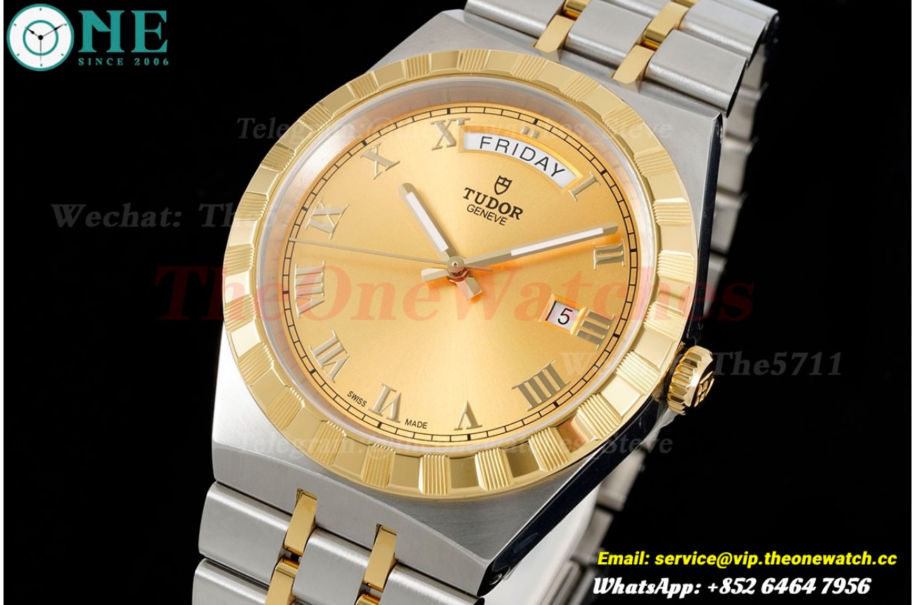 Royal Day-Date 41mm SS/YG Gold/Rmn V7F A2836