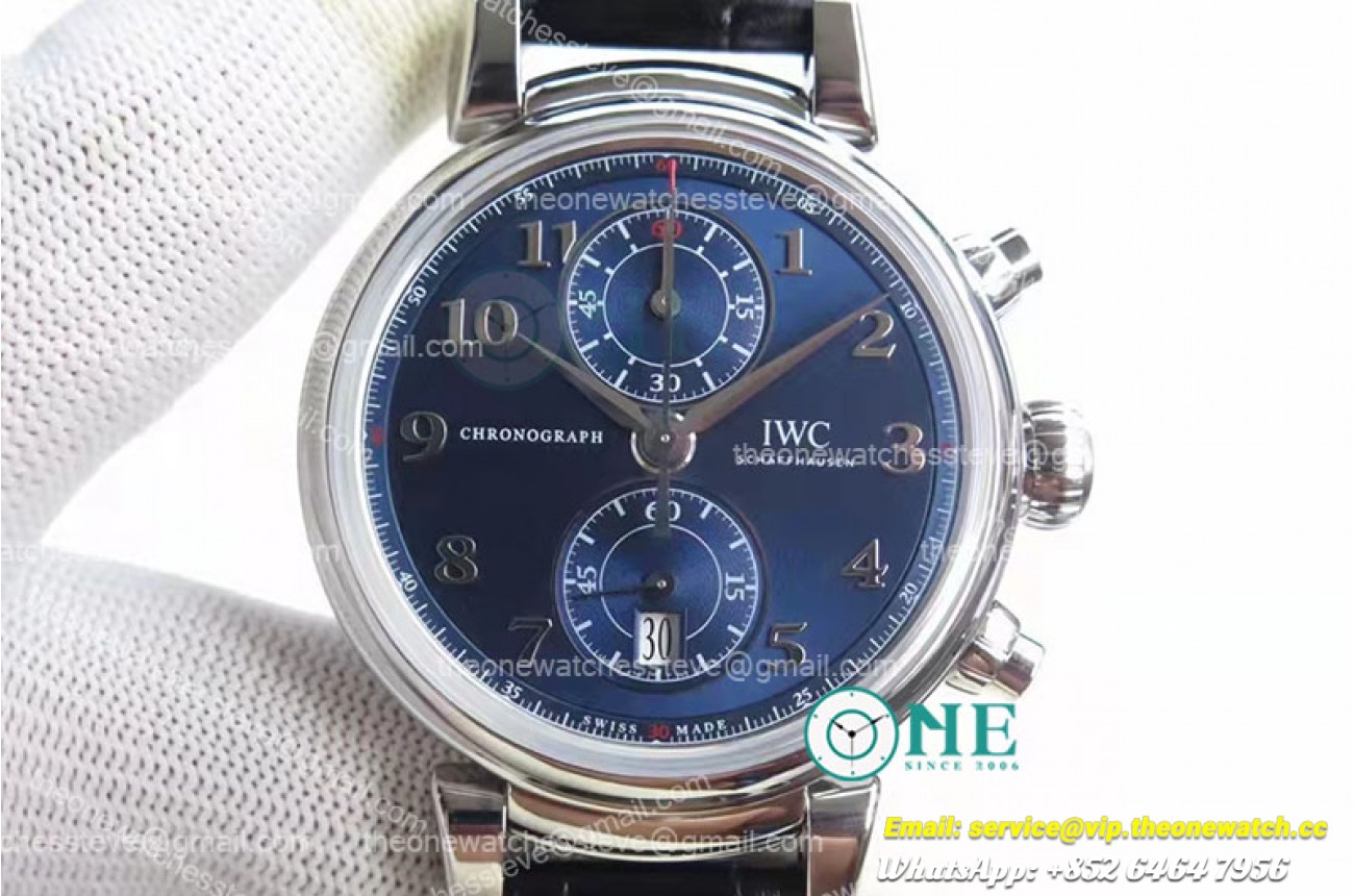 IWC - Da Vinci Chrono Laureus Ed IW393402 SS/LE Blue ZF Asia 89361