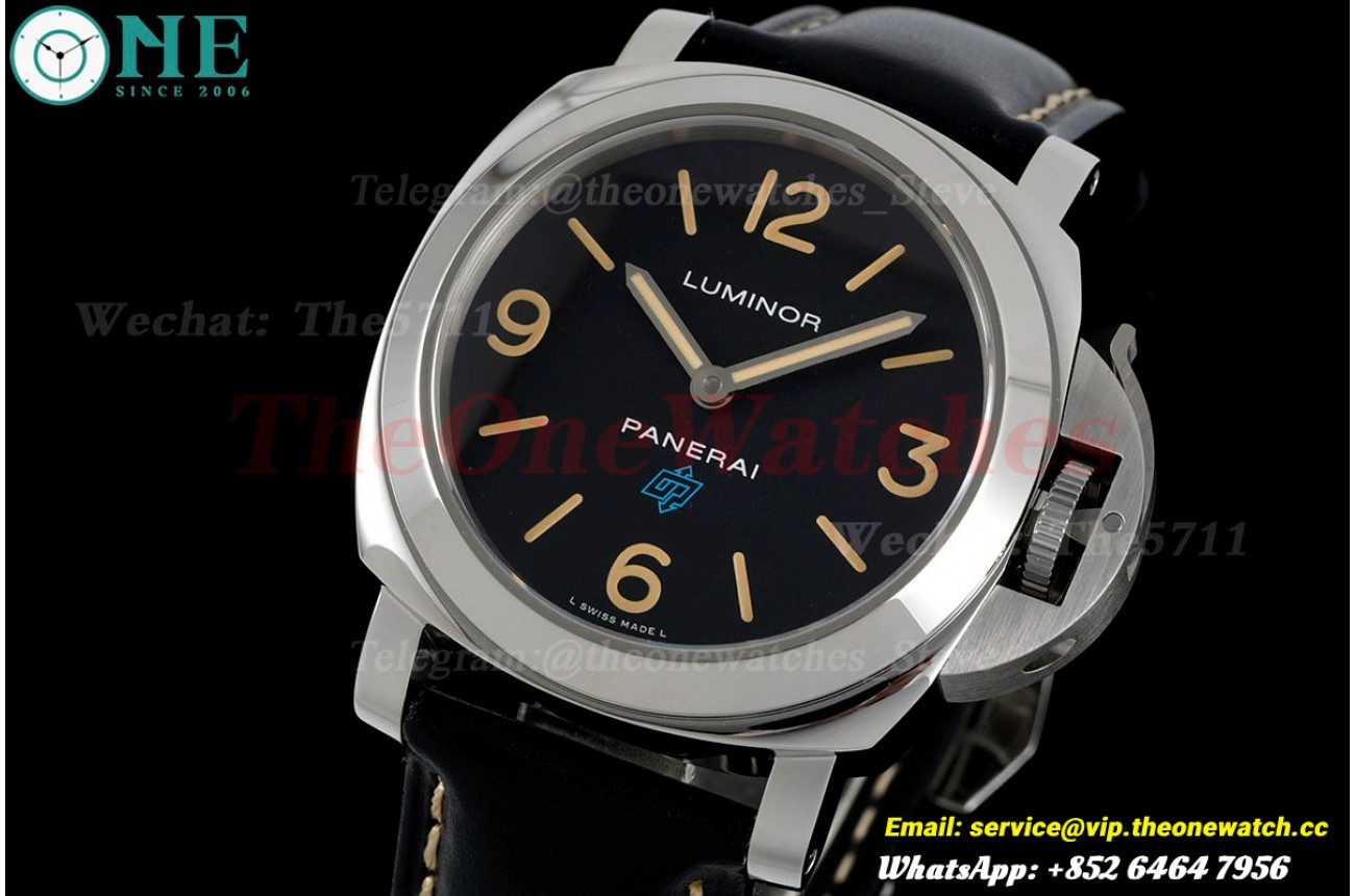 PAM634 Luminor 44mm Black Dial SS/LE HWF A6497