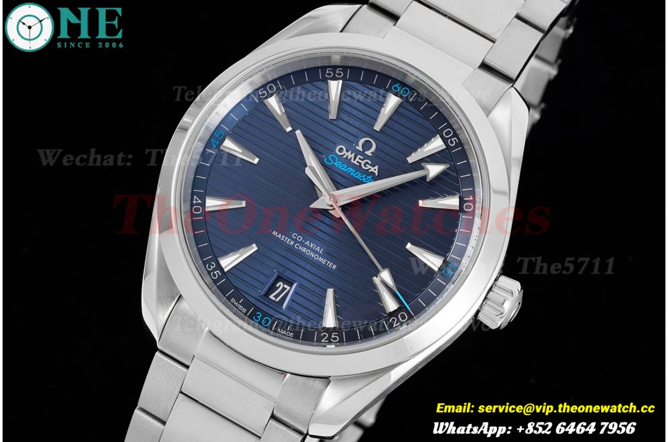 Aqua Terra 150m 41mm Master SS/SS Dark Blue VSF A8900