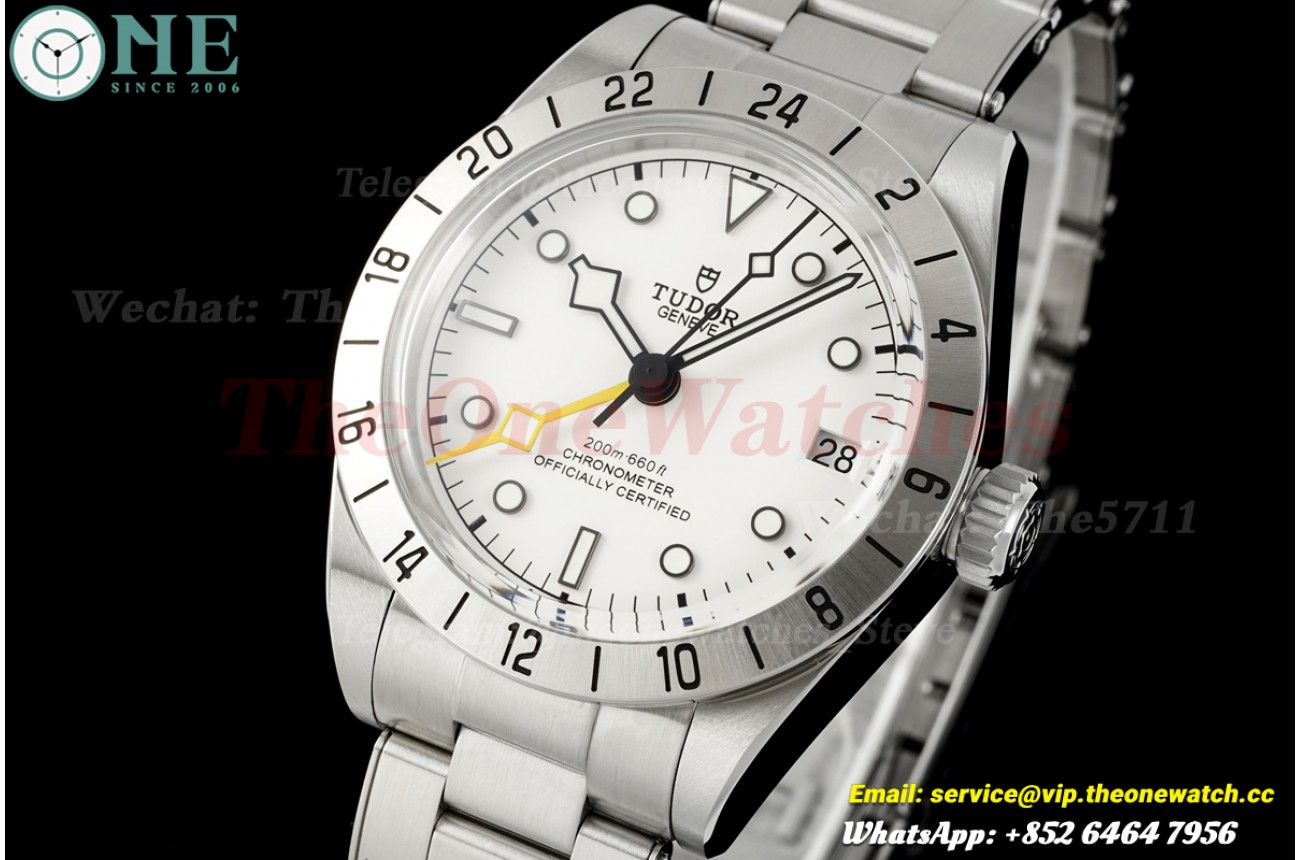 Black Bay Pro M79470 GMT 39mm SS/SS White Dial ZF VR3186