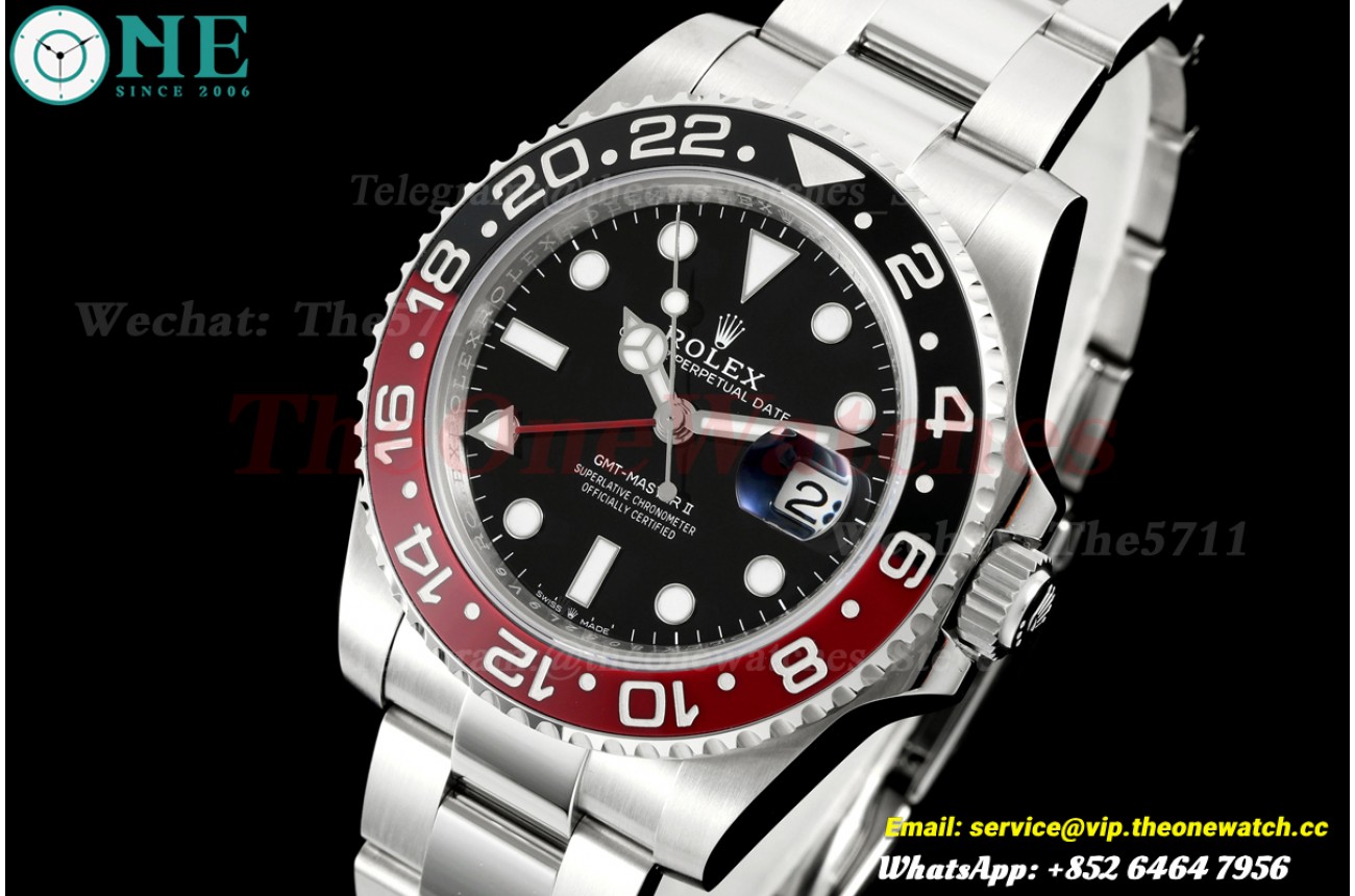 GMT Master II 126710 Coke Oys 40mm SS/SS Black SCF SH3285 Super Clone