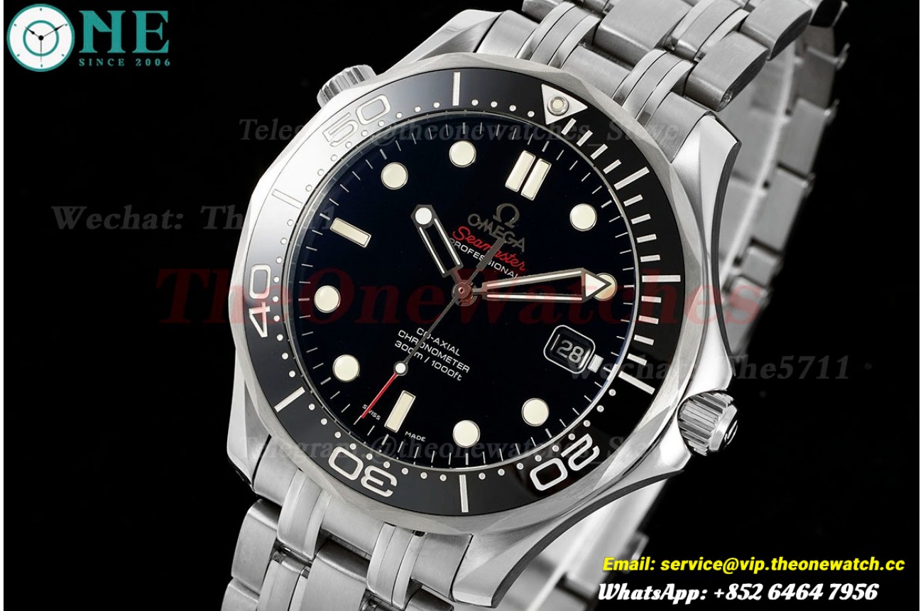Seamaster 300m 2017 SS/SS Black OMF A2824