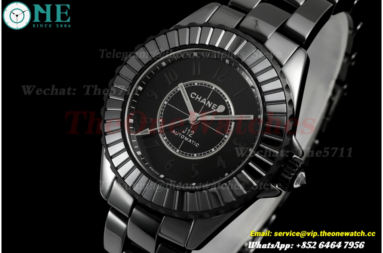 J12 33mm Black Ceramic/Cer Black Dial HTF A12.1