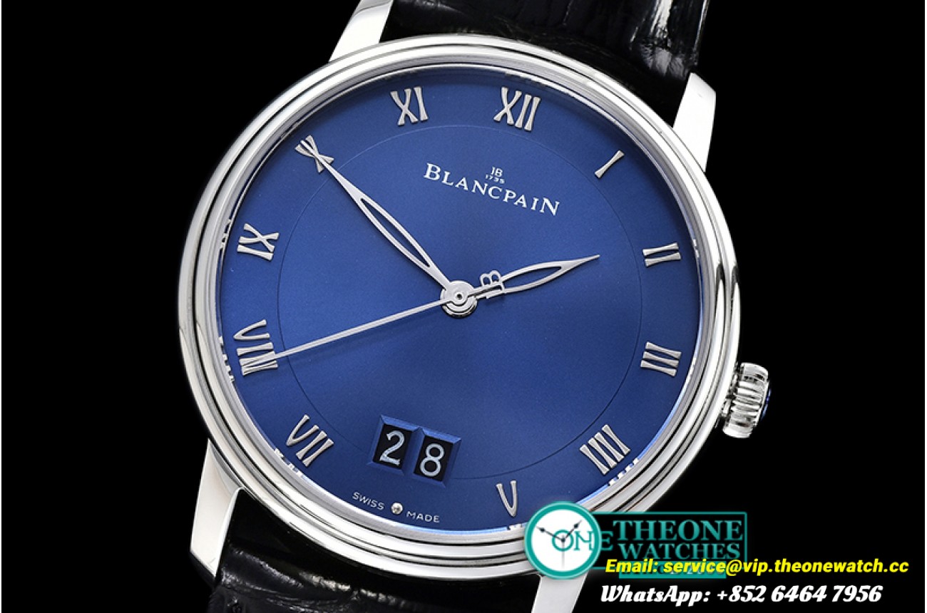 Villeret Grande Date SS/LE Blue Num MY9015