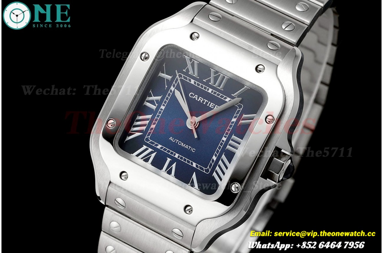 Santos De Cartier 35mm SS/SS Blue Dial AF MY9015