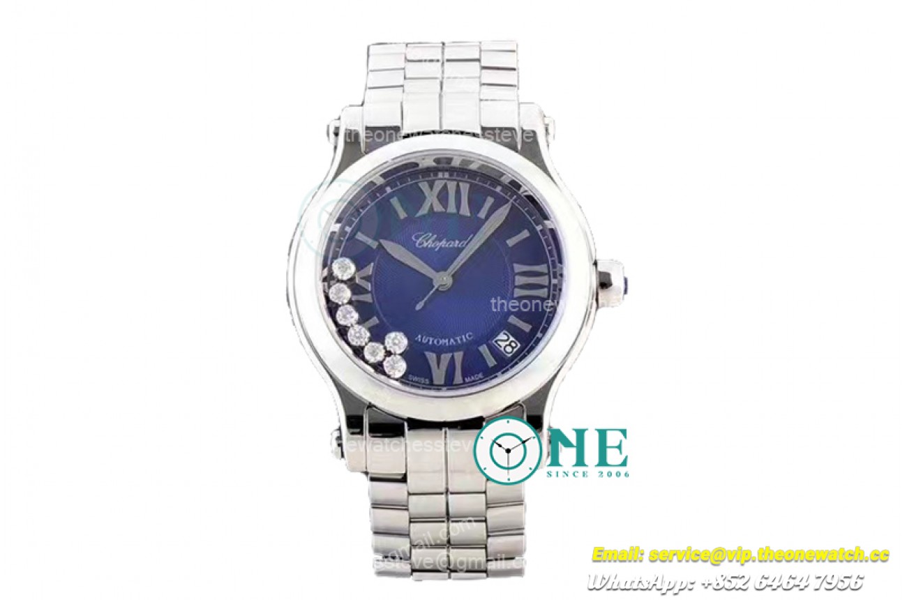 Chopard - Happy Sports Diamonds 36mm 274893-5003 SS/SS Blue/Rmn YF Asia 2892