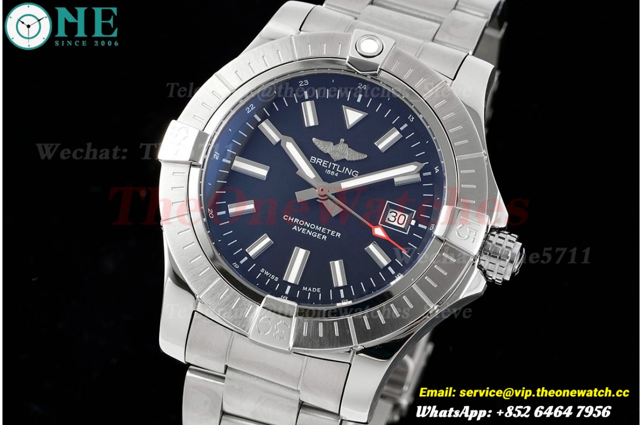 Avenger 43mm SS/SS Black/Stk TF A2824