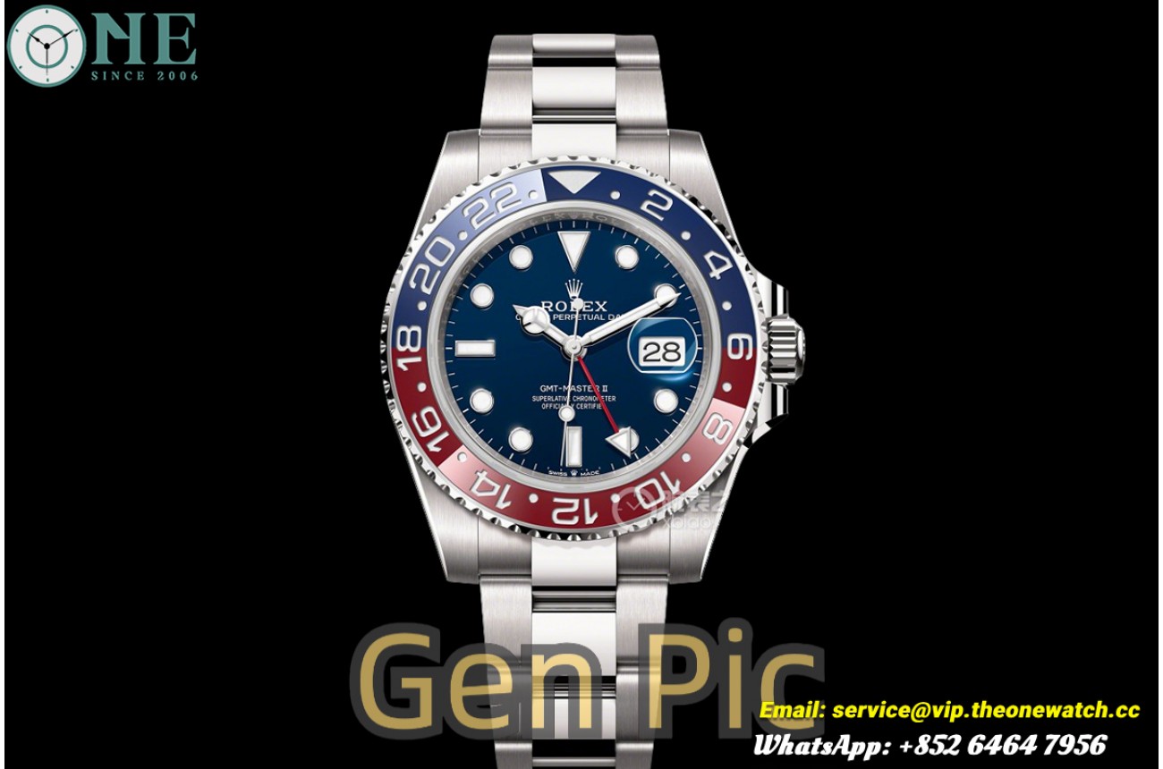 GMT Master II 126719 Oys 40mm SS/SS Blue Dial ARF DD3285