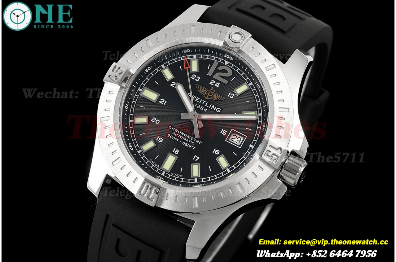 Colt Automatic 44mm SS/RU Black Dial TF A2824