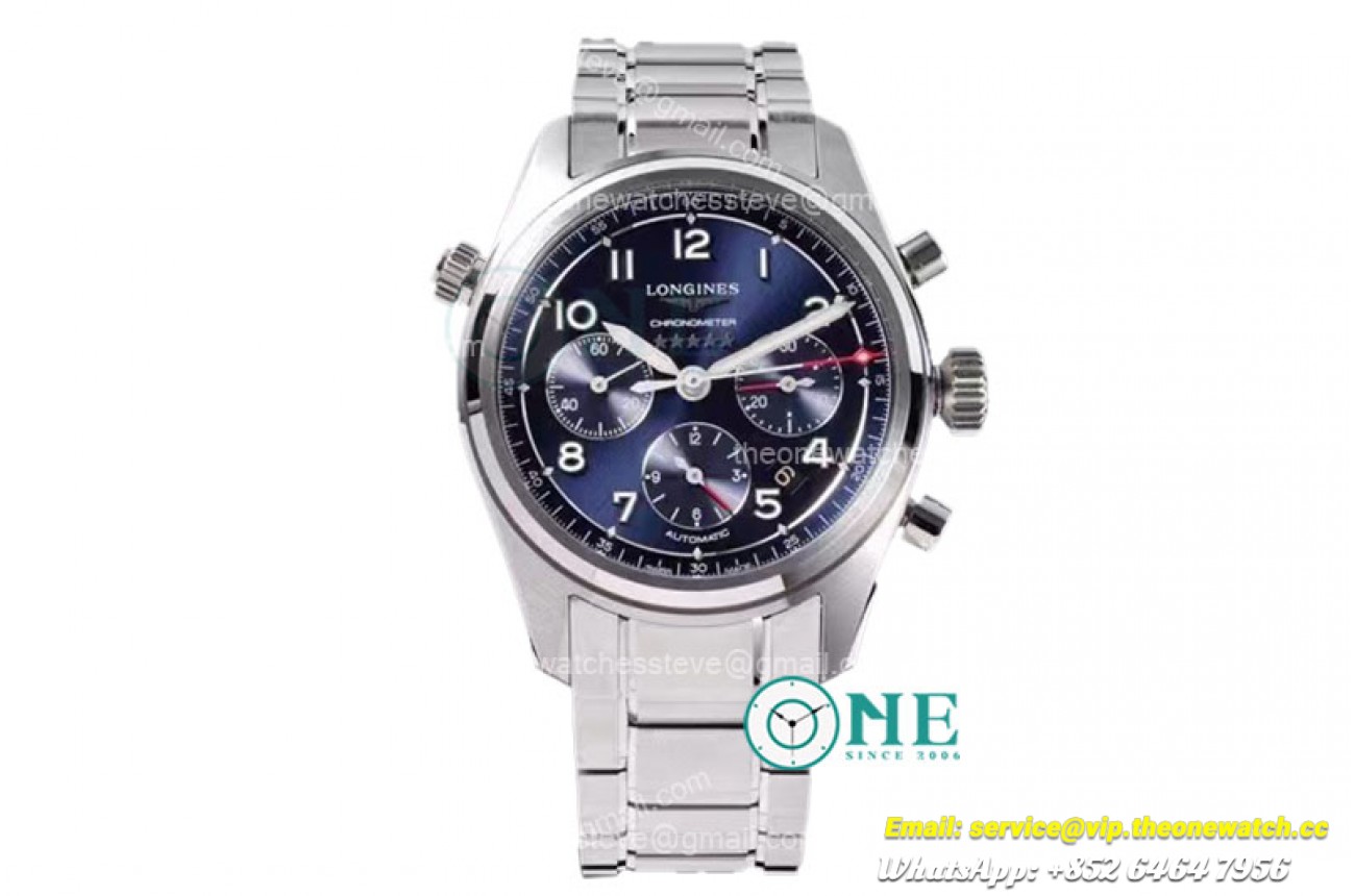 Spirit 42mm SS/SS Blue Dial CF A7750