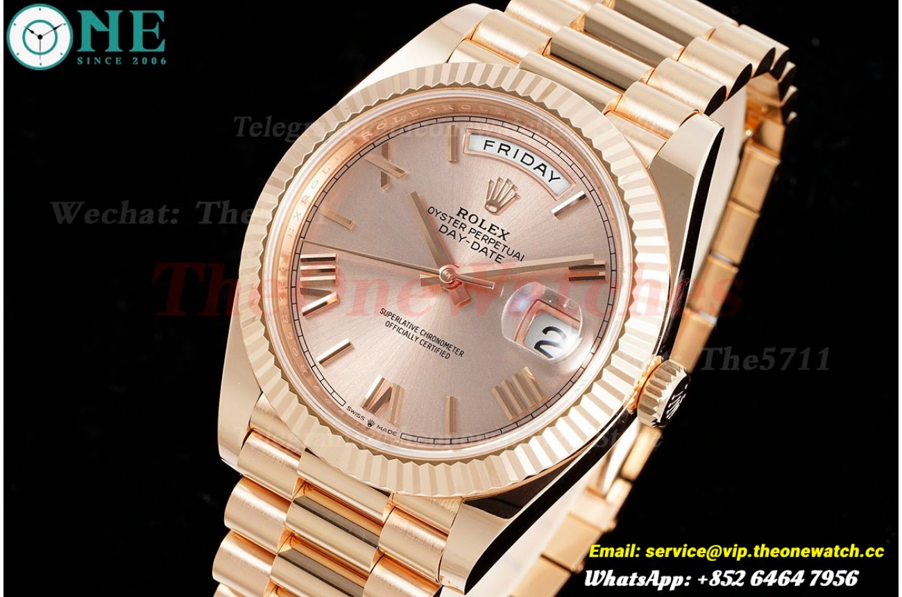 DayDate 228235 40mm Pres RG/RG Rose Gold/Rmn ARF VR3255