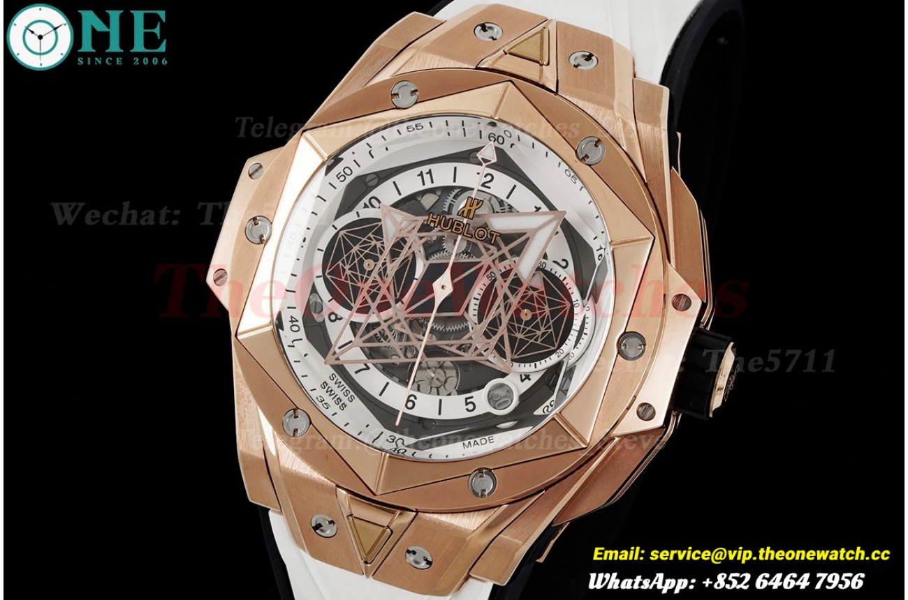 Big Bang Sang Bleu RG/RU White/Num BBF A1240