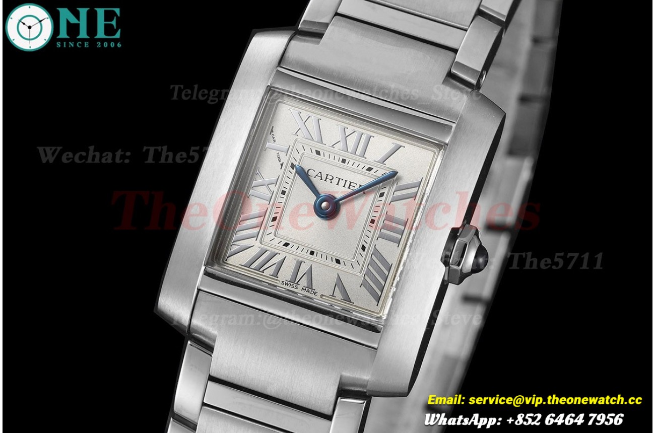 Tank Française 21.2mm SS/SS Silver Dial 8848F Quartz