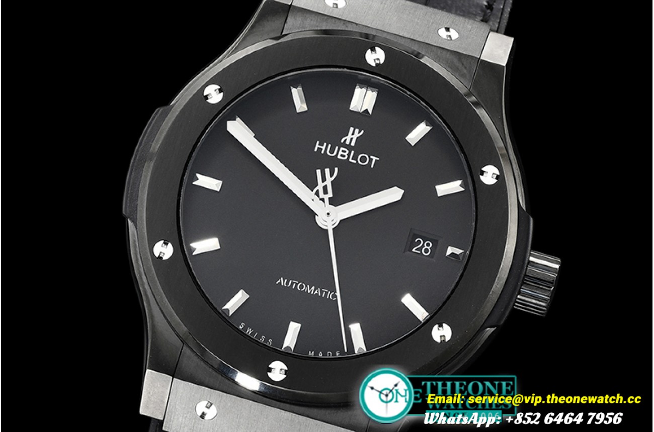 Hublot - Classic Fusion Bang 42mm DLC/LE/RU Black JJF A2892