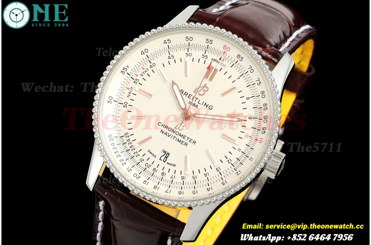 Navitimer 1 41mm SS/LE Cream Dial TF A2824