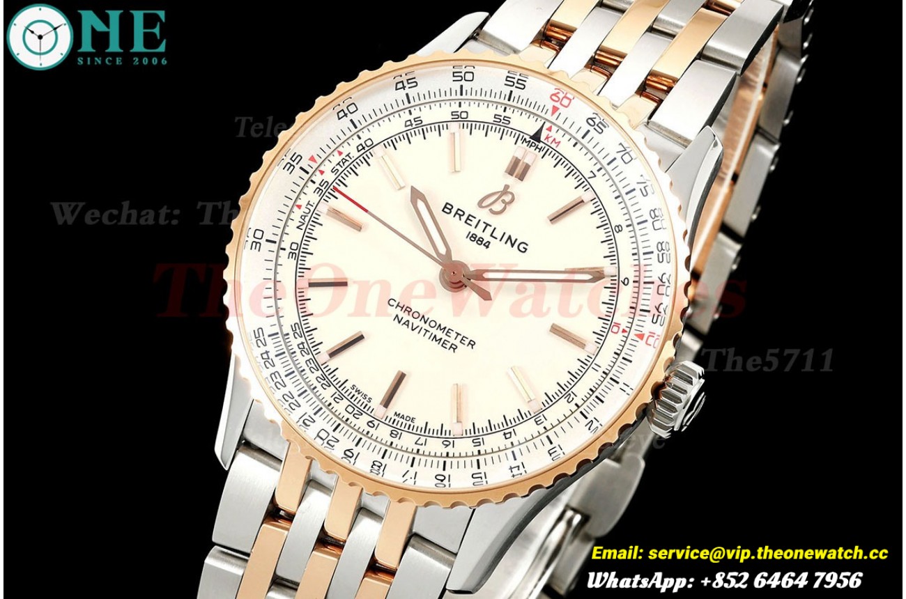 Navitimer 1 2024 41mm Date RG/SS Cream Dial TF A2824
