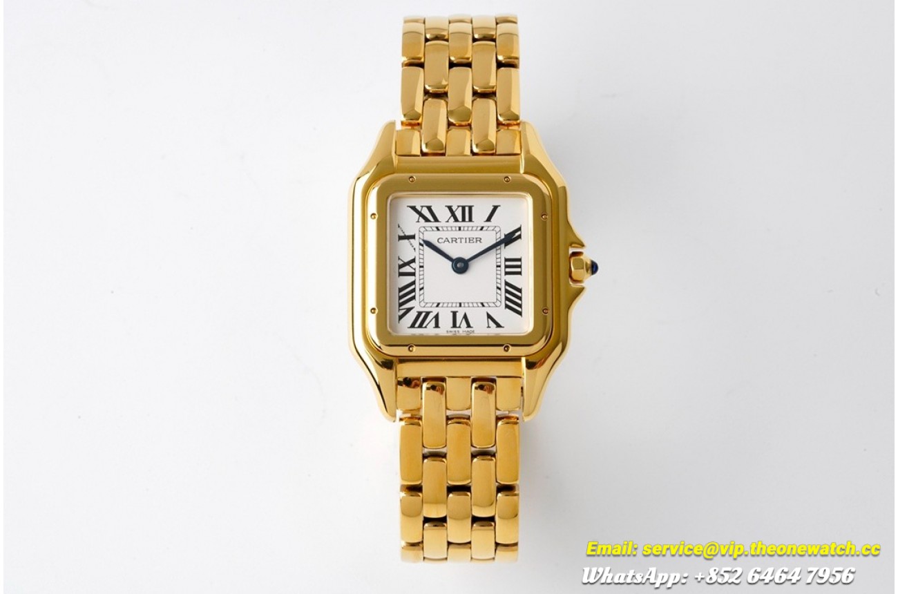 Panthere Secrete De Ladies 27mm YG/YG White Dial BVF Quartz