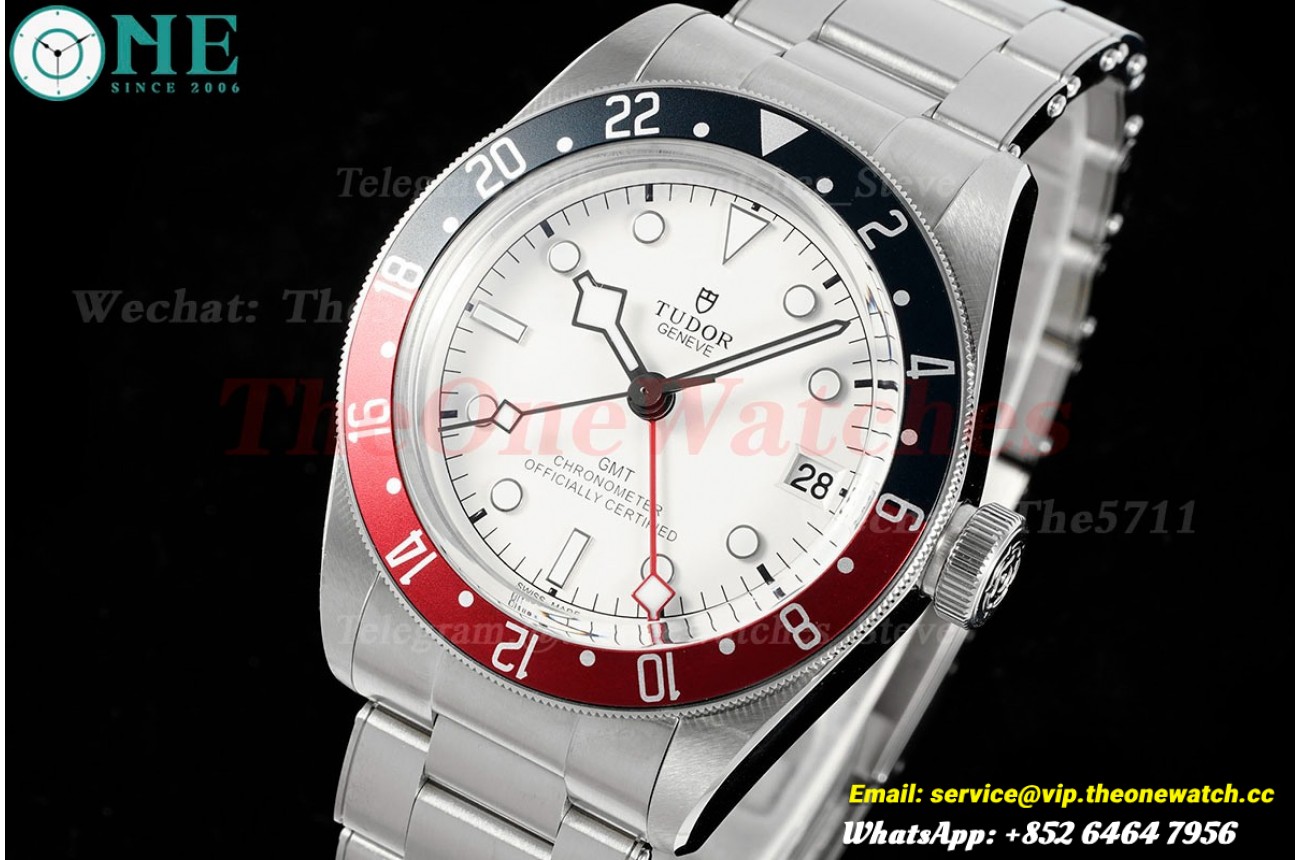 Black Bay GMT 41mm SS/SS White Dial ZF A2836