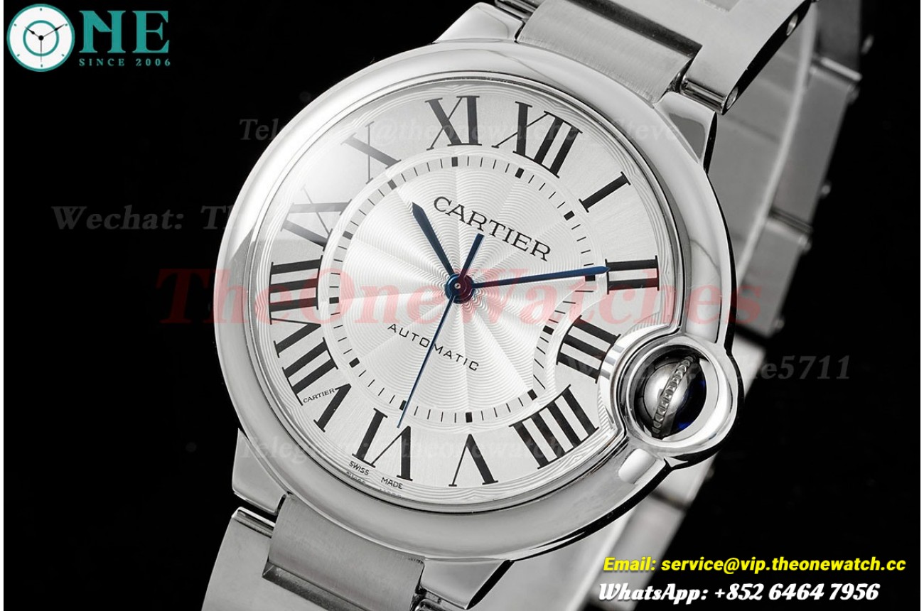 Ballon Bleu De Cartier 36mm SS/SS White Dial AF NH05