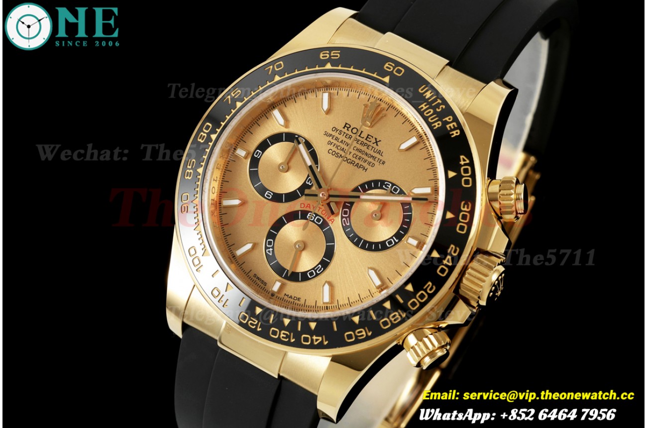 Daytona 126518 40mm YG/RU Gold/Stk WF JH4131 (Weighted Approx.161g) (Free Sprung)