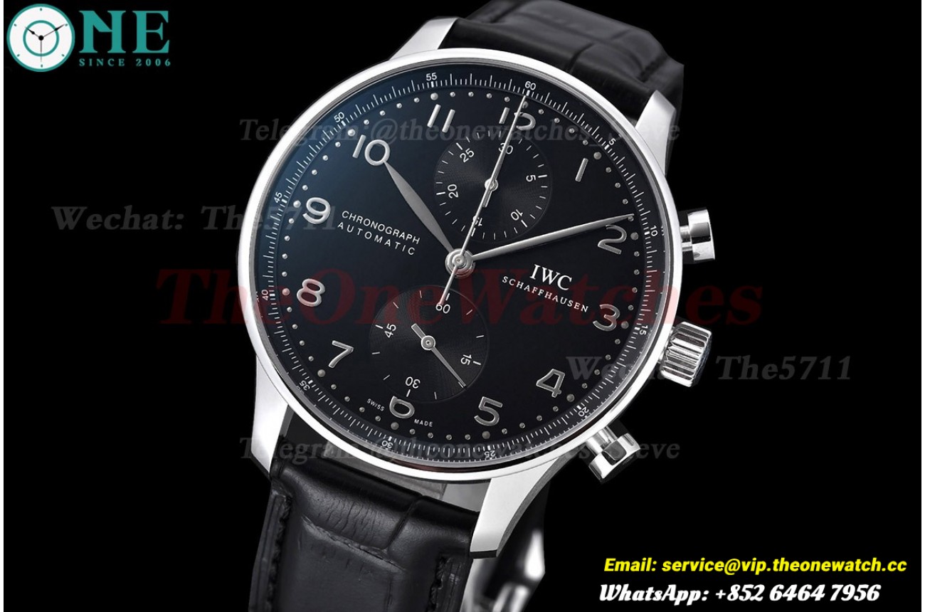 Portuguese Chrono 40mm SS/LE Black/Num ZF V2 A7750