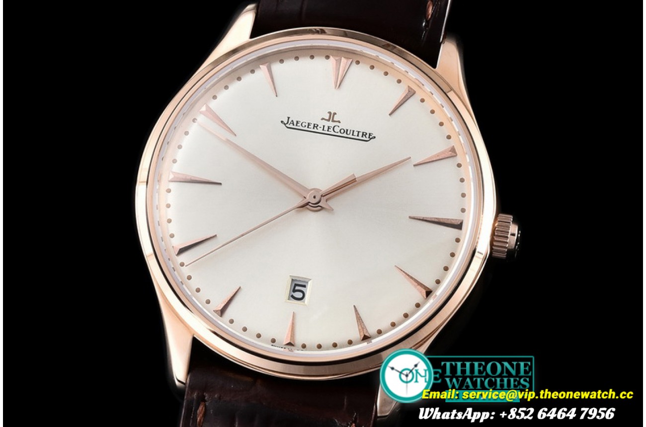 Jaeger LeCoultre - Master Ultra Thin RG/LE Rose Gold Jap M-9015
