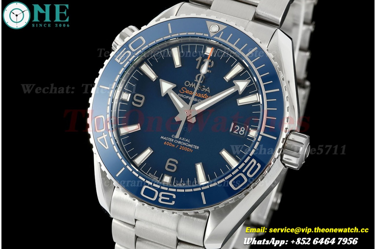 Planet Ocean 600m 43.5mm SS/SS Blue Dial SCF A8900