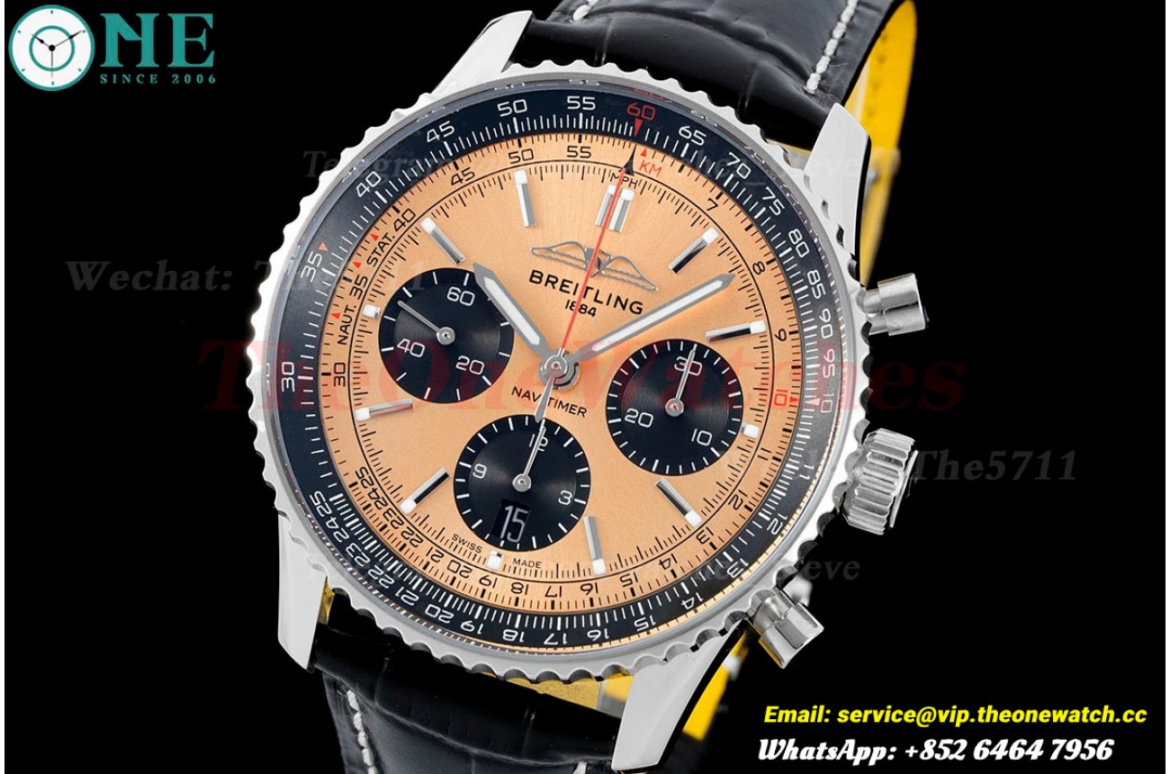 Navitimer B01 Chronograph SS/LE Champagne/Stk BLSF Asian B01