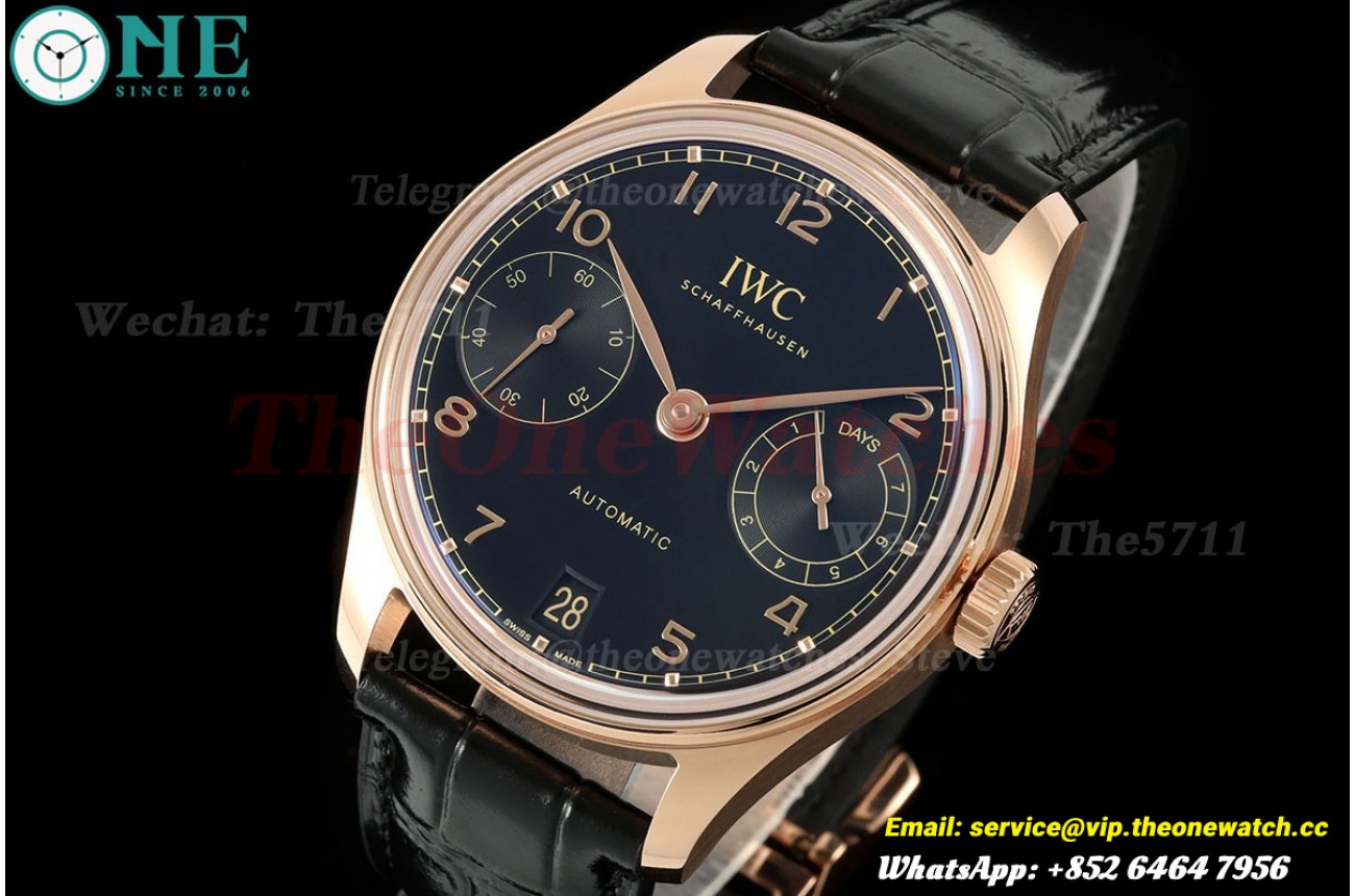 Portugieser 7 Days 2024 42mm RG/LE Black Dial APS A52010