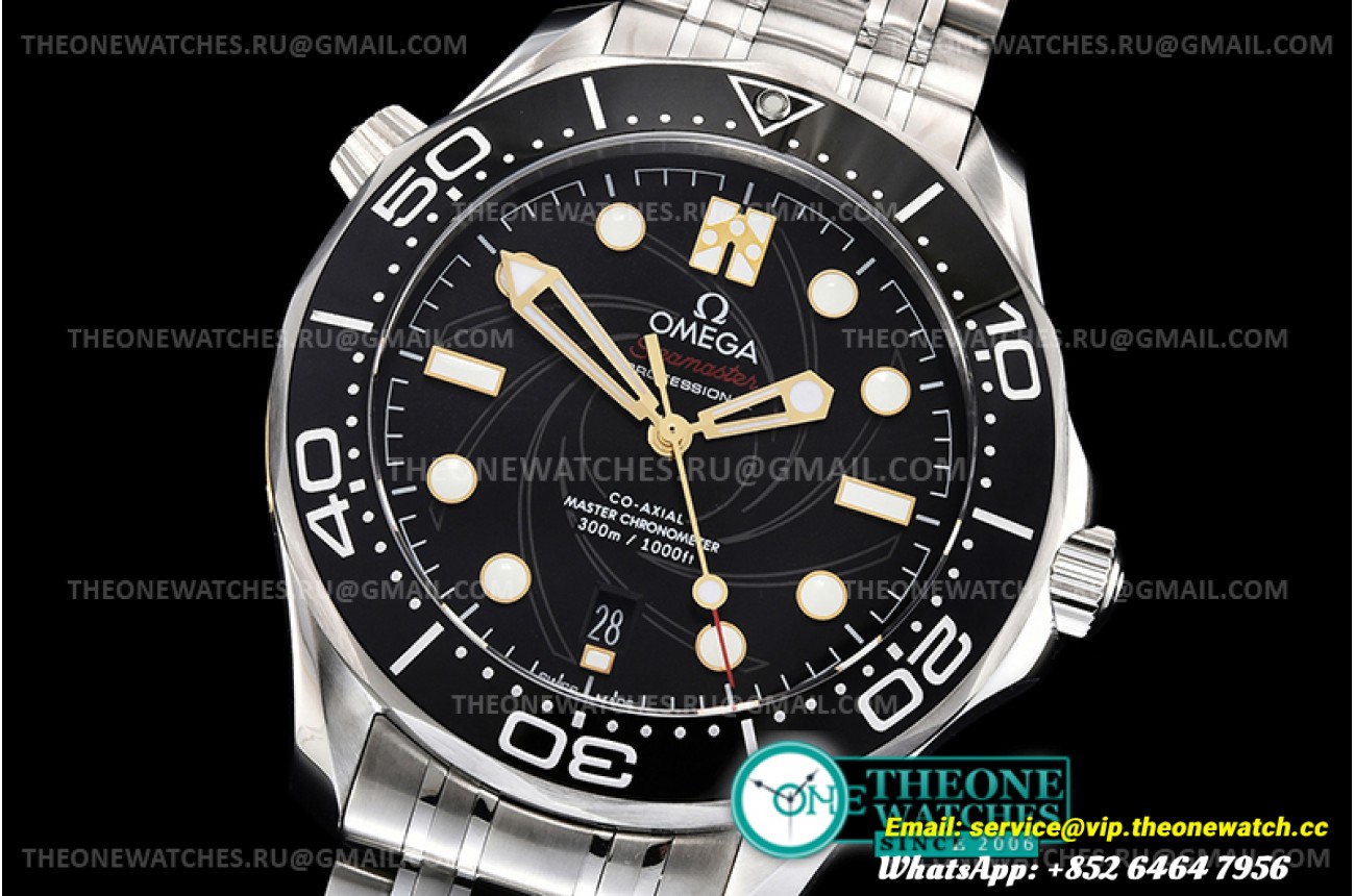 Omega - Seamaster 300m James Bond 007 2019 SS/SS OMF A8800