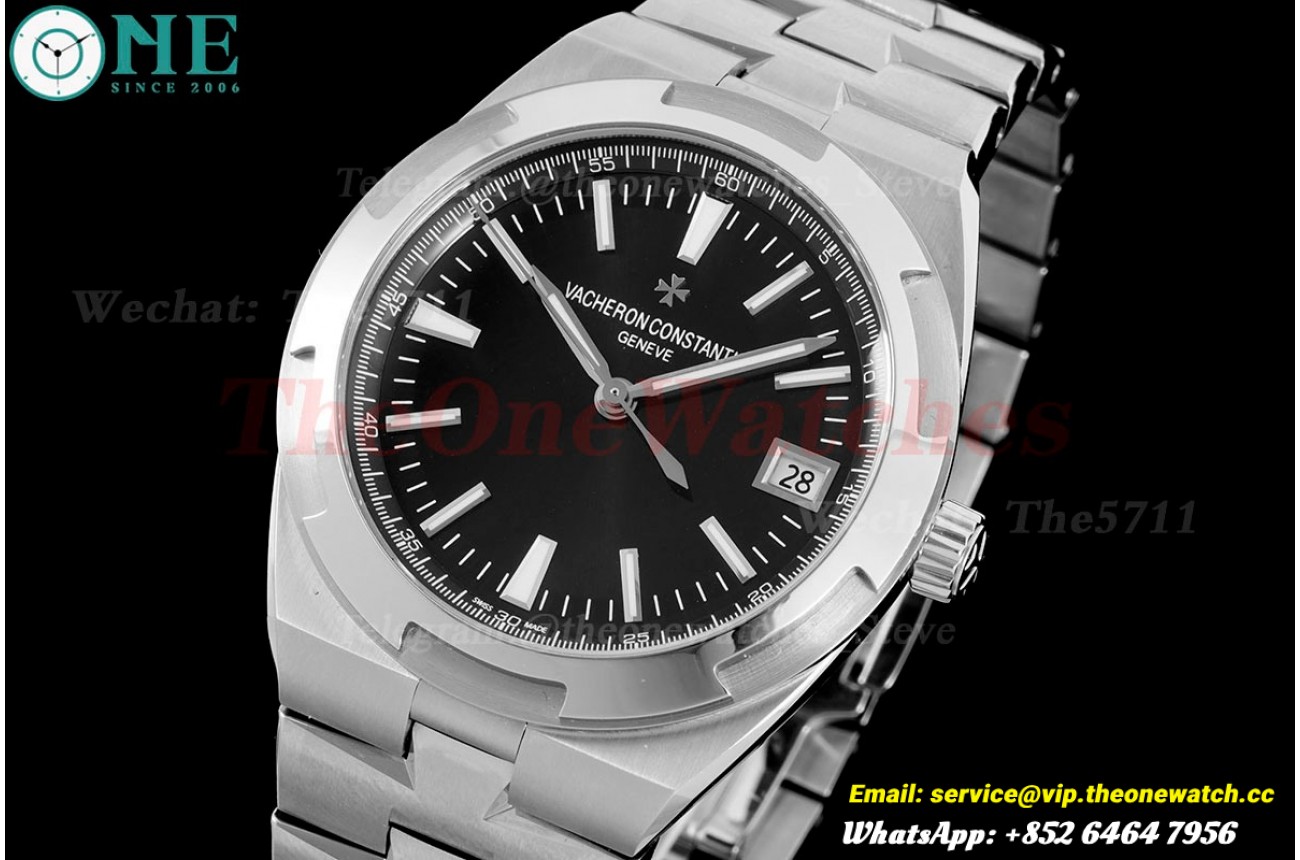 Overseas 4500V 41mm SS/SS Black Dial 8F A5100