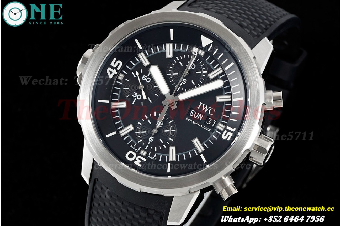 Aquatimer Chrono 44mm Black/Stk SS/RU RSF A7750